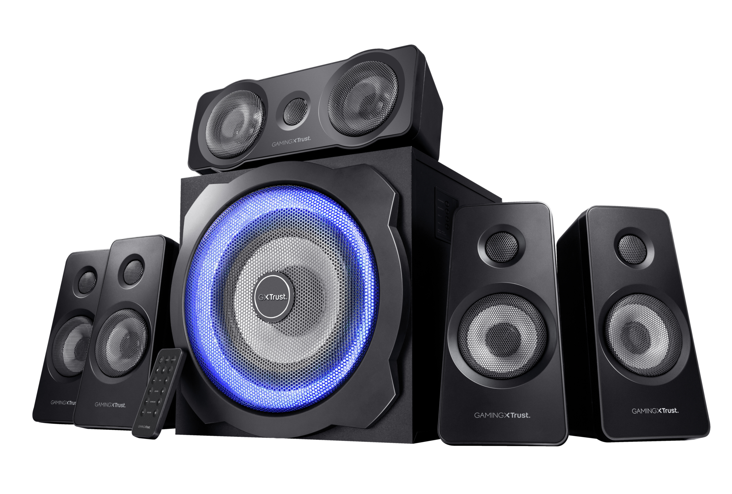 Trust GXT 658 Tytan 5.1 - Surround Gaming Speakerset (PC/PS3/Xbox 360) afbeelding