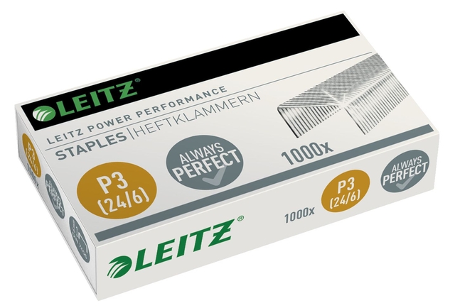 Nieten Leitz 24/6 verzinkt 1000 stuks afbeelding