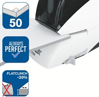 Nietmachine Rapid Classic contactloos elektrisch R5050e 50 vel wit/zwart-13