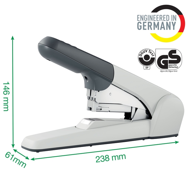 Nietmachine Leitz Heavy Duty Flat Clinch 60 vel zilver — Foto 2 van 2