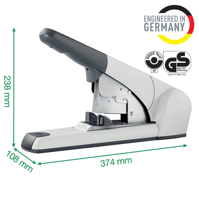 Nietmachine Leitz Heavy Duty Flat Clinch 120 vel zilver — Foto 2 van 2