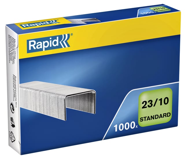 Nieten Rapid 23/10 gegalvaniseerd standaard 1000 stuks afbeelding