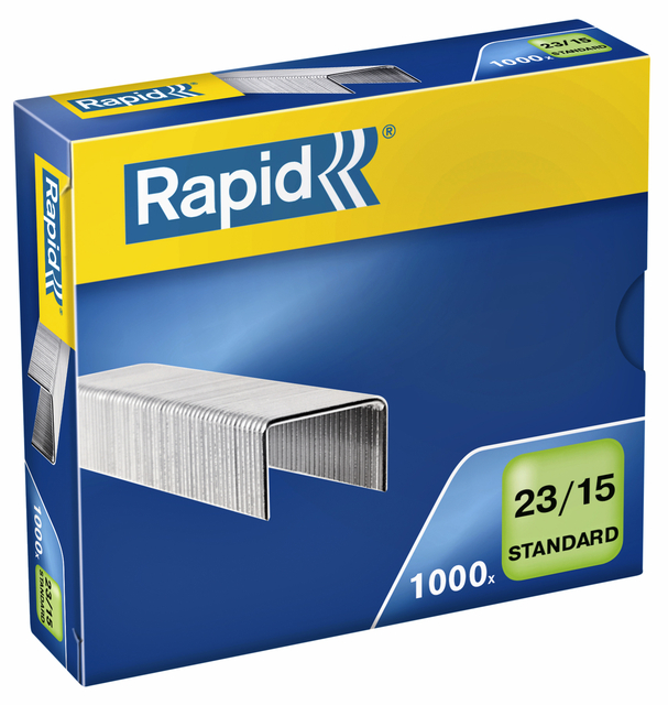 Nieten Rapid 23/15 gegalvaniseerd standaard 1000 stuks afbeelding