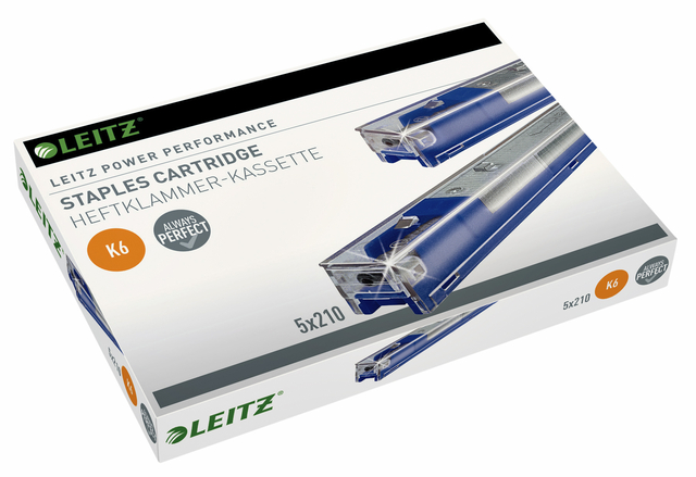 Nieten Leitz cartridge K6 5x210 stuks afbeelding