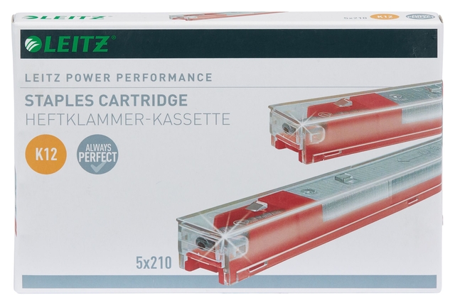 Nieten Leitz cassette K12 26/12 verzinkt 1050 stuks afbeelding