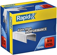 Nieten Rapid 9/8 gegalvaniseerd super strong 5000 stuks