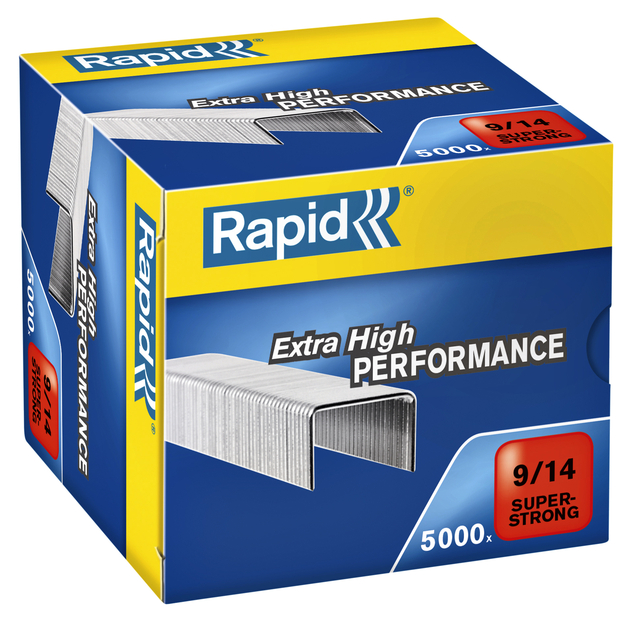 Nieten Rapid 9/14 gegalvaniseerd super strong 5000 stuks afbeelding
