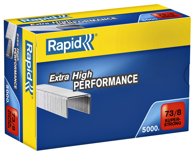 Nieten Rapid 73/8 gegalvaniseerd super strong 5000 stuks afbeelding