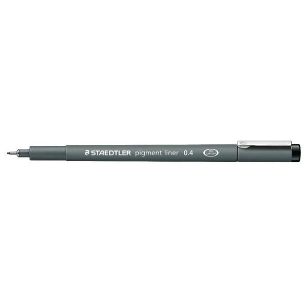 Fineliner Staedtler Pigment 308 zwart 0.4mm afbeelding