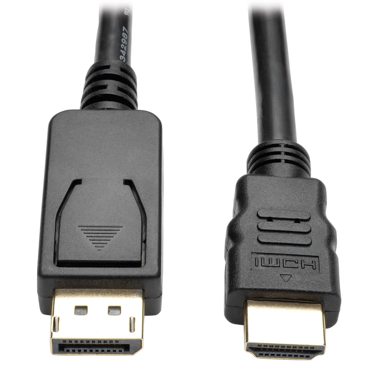 Tripp Lite P582-006-V2 video kabel adapter 1,83 m DisplayPort HDMI Zwart, Metallic afbeelding