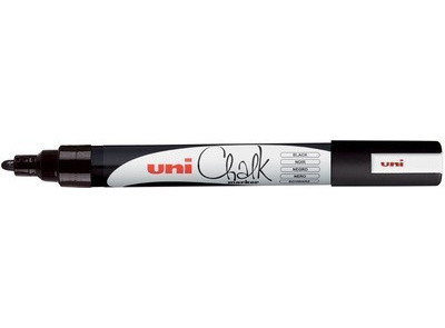 Krijtstift Uni-ball chalk rond 1.8-2.5mm zwart afbeelding
