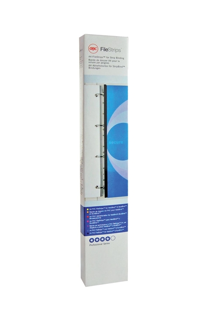Filestrip GBC 21-gaats A4 transparant 100stuks — Foto 2 van 2