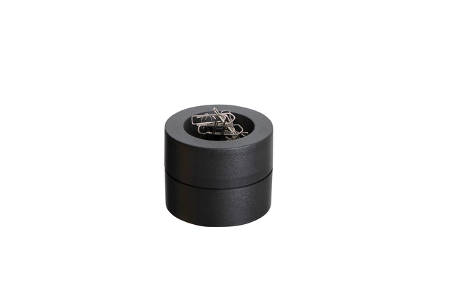 Papercliphouder MAUL Pro magentisch Ø73mmx60mm zwart afbeelding