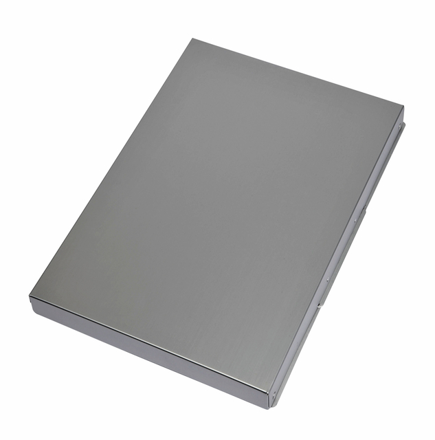 Klembordkoffer MAUL Assist A4 staand zijopening aluminium afbeelding