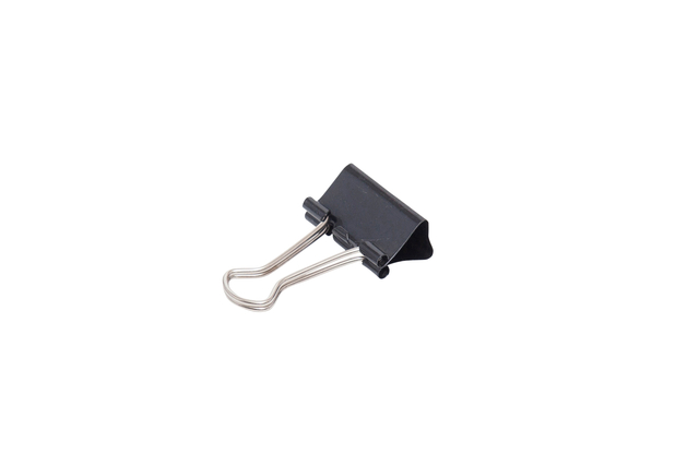 Papierklem MAUL 213 Foldback 25mm zwart 12 stuks afbeelding