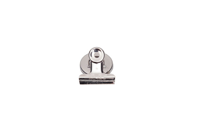 Papierklem MAUL Bulldog met magneet 30mm zilver 2 stuks afbeelding
