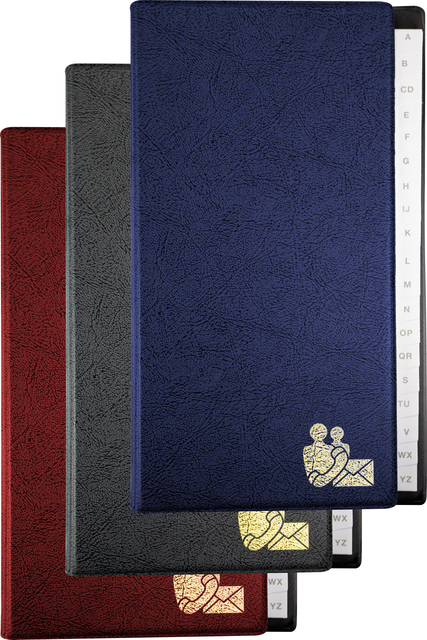 Telefoonalbum Kangaro 215x130mm A-Z 4-rings assorti afbeelding