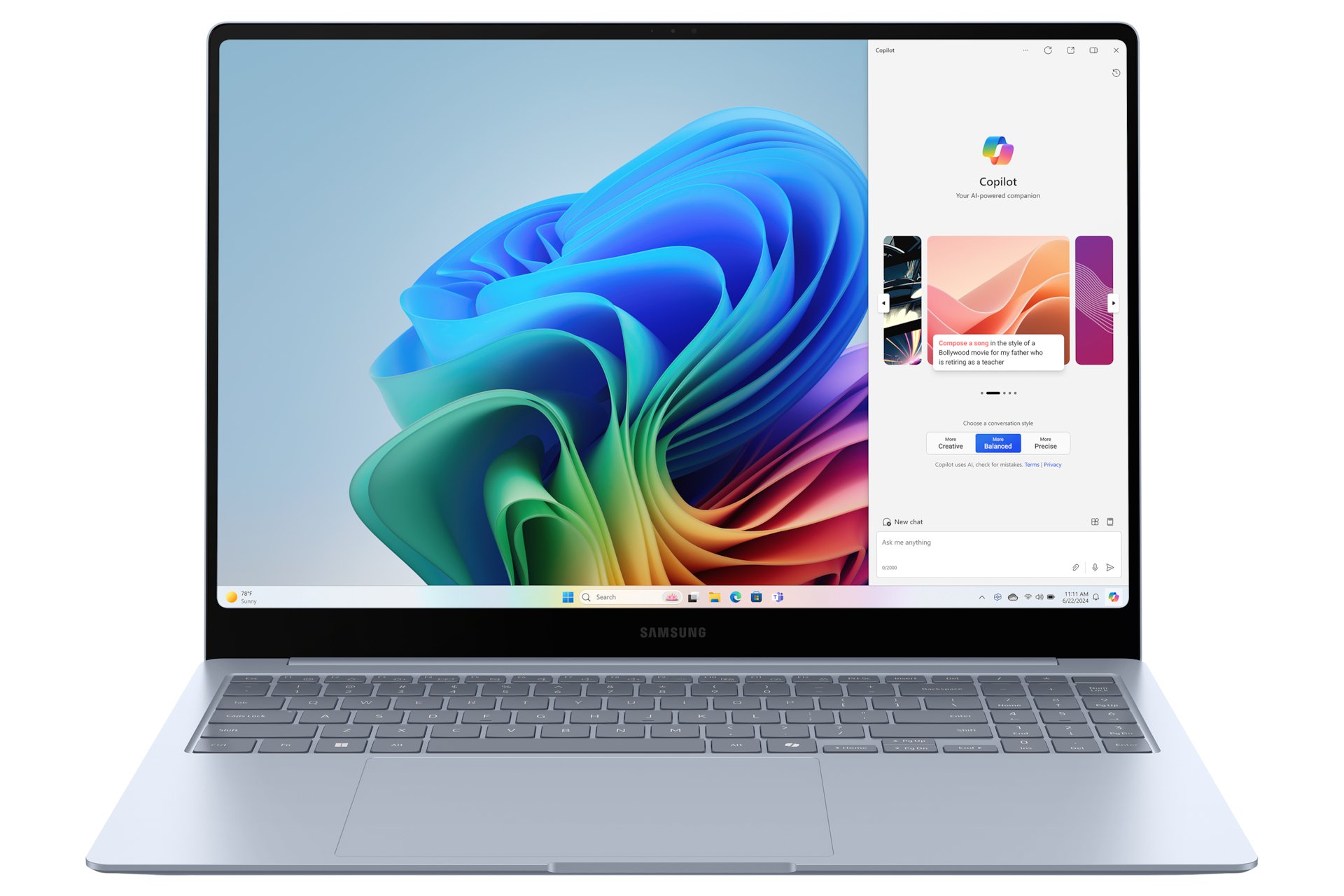 Samsung Galaxy Book4 Edge (16", X Elite 84, 16GB) afbeelding