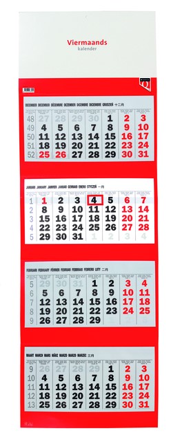 4-Maandskalender 2026 Quantore