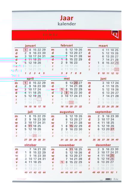 Jaarkalender 2026 Quantore afbeelding