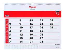 Maandkalender 2027 Quantore
