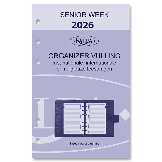 Agendavulling 2025 Kalpa Senior 7dagen/2pagina&apos;s afbeelding