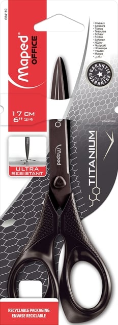 Schaar Maped Titanium 17cm zwart afbeelding
