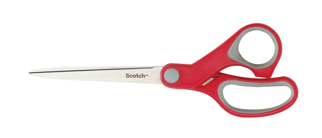 Schaar Scotch 18cm comfort rood blister afbeelding