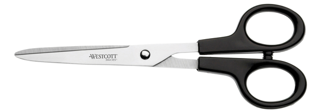 Kantoorschaar Westcott 171mm met kunststof grip rvs