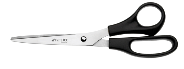 Kantoorschaar Westcott 210mm met kunststof grip rvs afbeelding 1