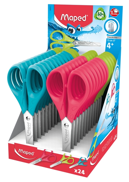 Kinderschaar Maped Essentials 13cm rechtshandig assorti