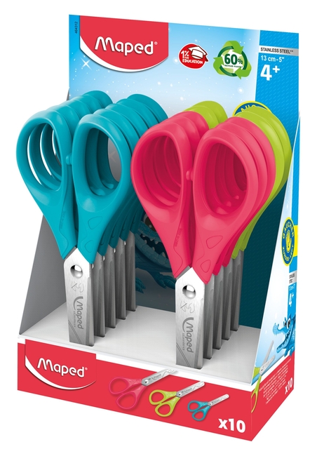 Schaar Maped Essentials 13cm links assorti afbeelding