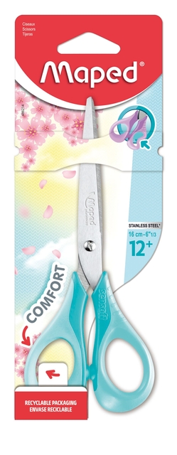 Schaar Maped Sensoft 16cm pastel assorti afbeelding