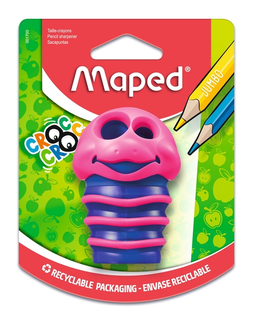Puntenslijper Maped Croc Croc Bug 2gaats assorti afbeelding