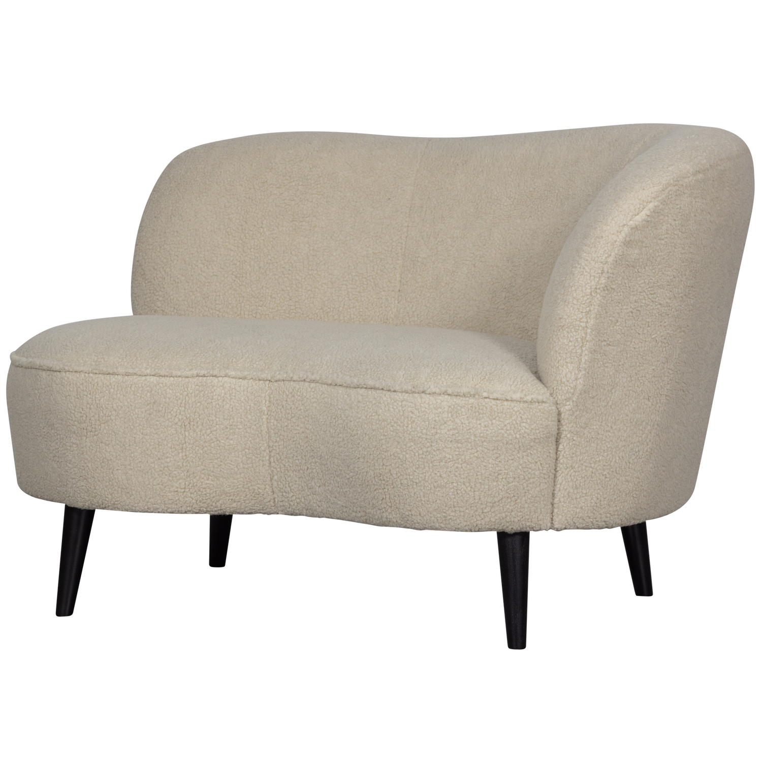 WOOOD Lounge Fauteuil Sara Rechts Teddy Off White