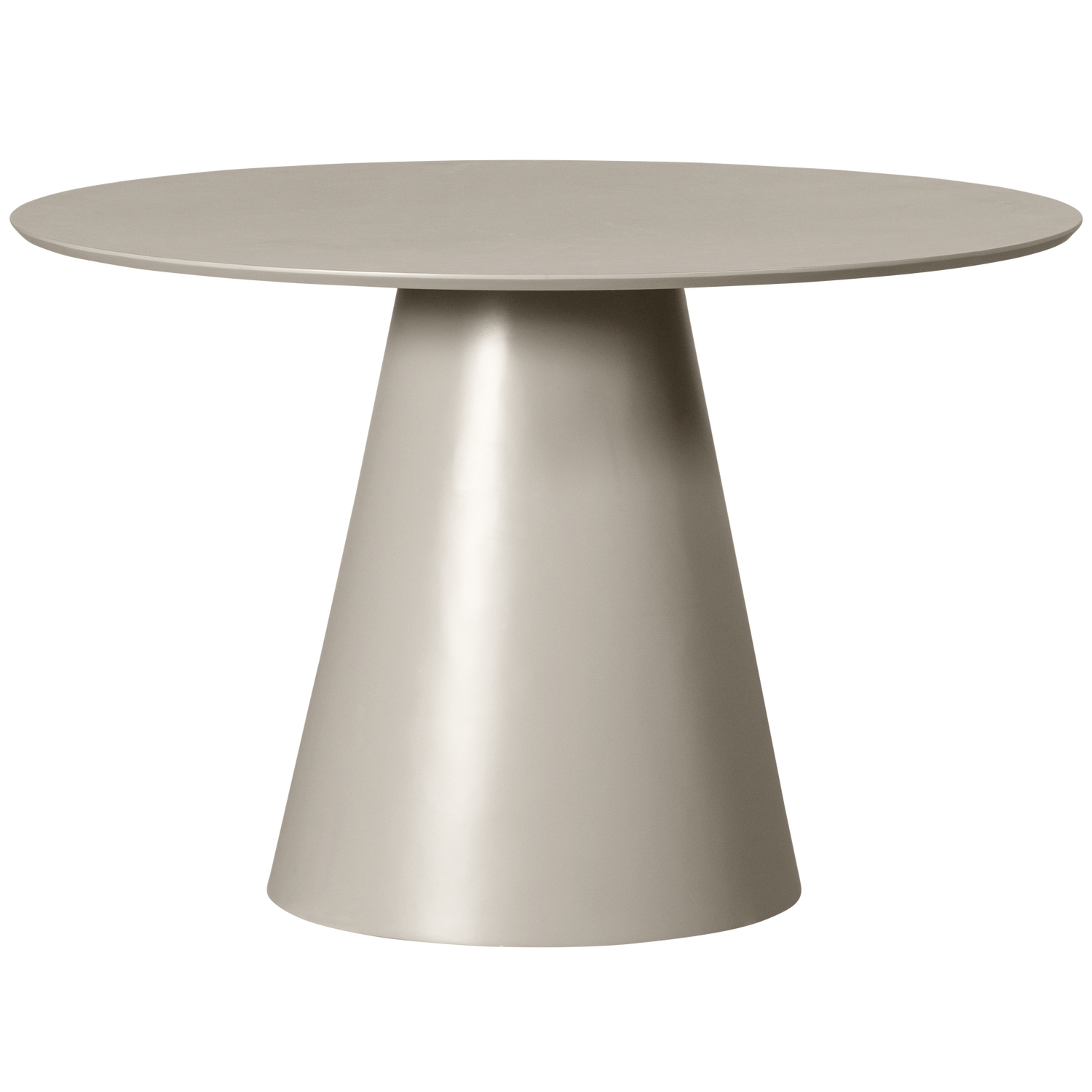 WOOOD JORRE EETTAFEL MDF ANTIQUE BEIGE O120CM