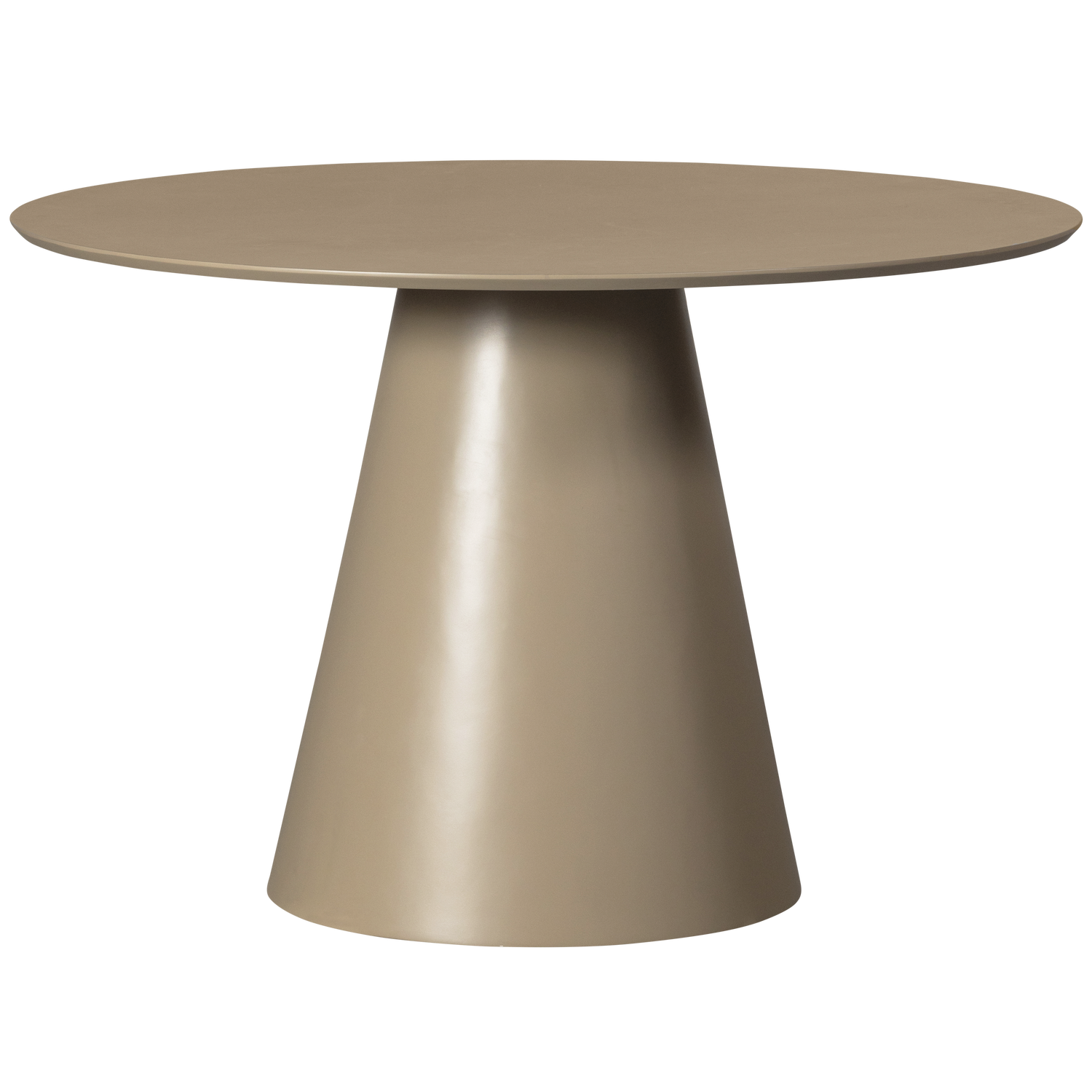 JORRE EETTAFEL MDF MILITAIR BRUIN O120CM afbeelding
