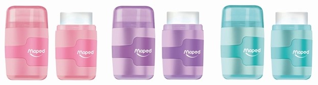 Maped DUO Connect - Goma de borrar/sacapuntas - 2 taladros Precios Bajos | Bureau Vallée España