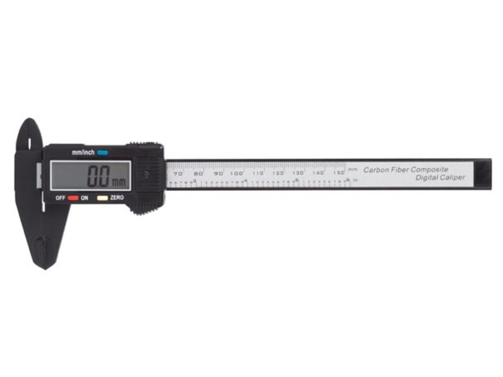 DIGITALE SCHUIFMAAT - GROOT DISPLAY - 150 mm - PLASTIC