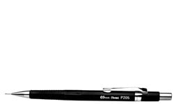 Vulpotlood Pentel P205 HB 0.5mm zwart
