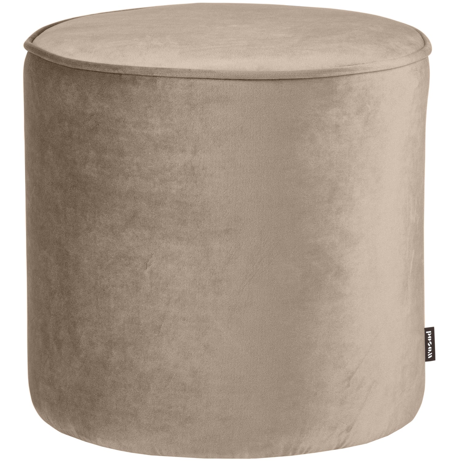 WOOOD Poef Sara Hoog Khaki 46Xo46