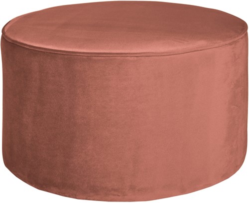 Poef Sara Laag Oud Roze 36Xo60