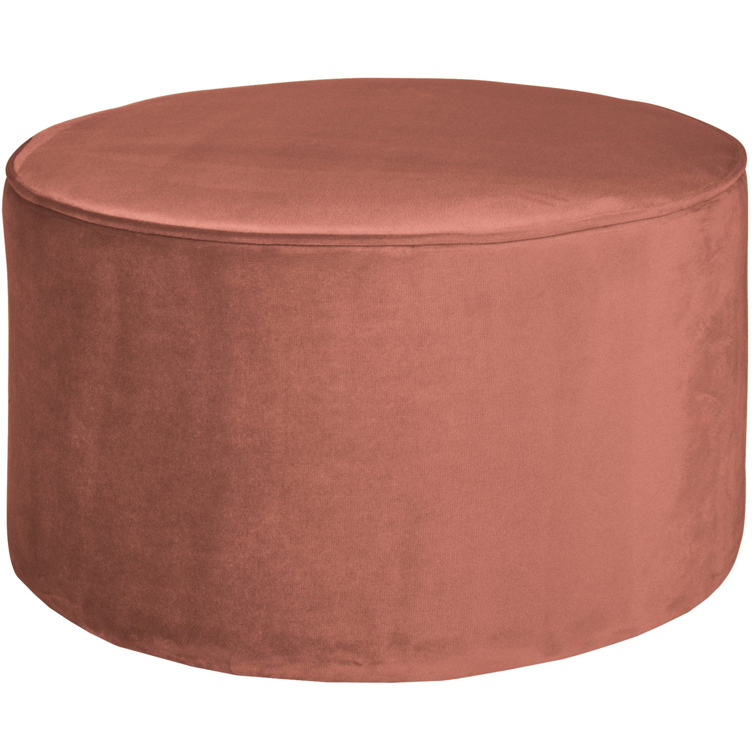 Poef Sara Laag Oud Roze 36Xo60 afbeelding