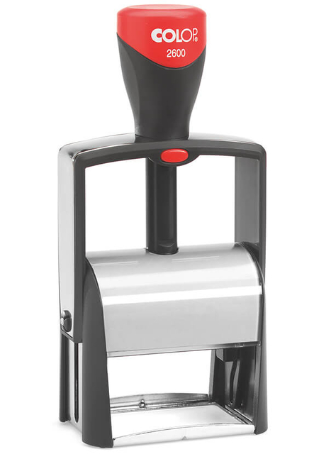 Tekststempel Colop 2600 personaliseerbaar 8regels 58x37mm afbeelding