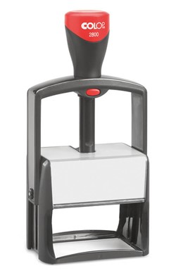 Tekststempel Colop 2800 personaliseerbaar 10regels 68x49mm