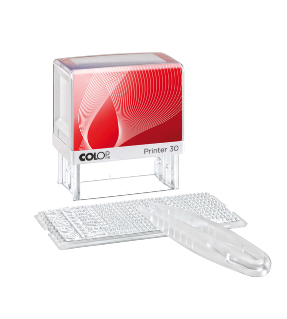 Tekststempel Colop Printer 30/1 personaliseerbaar 5regels 47x18mm afbeelding