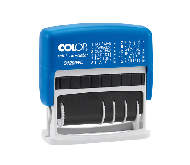 Woord-datumstempel Colop S120 mini-info dater 4mm frans afbeelding