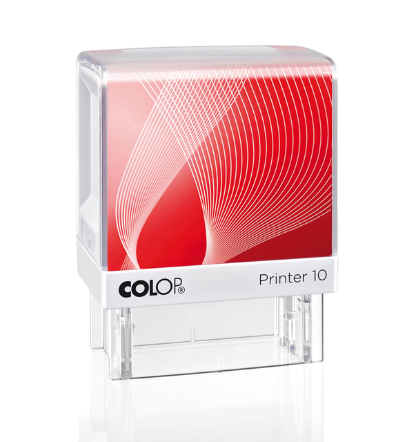Tekststempel Colop Printer 10 personaliseerbaar 3regels 27x10mm afbeelding