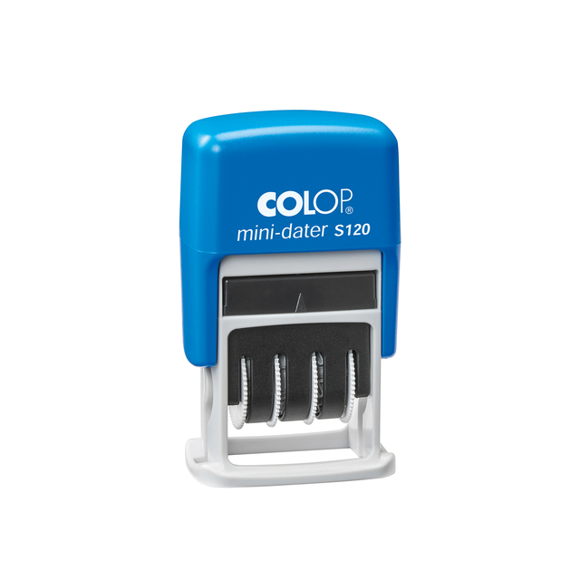Datumstempel Colop Printer Mini S 120 Nederlands blauw afbeelding