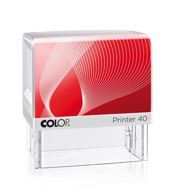 Tekststempel Colop Printer 40 personaliseerbaar 6regels 59x23mm afbeelding